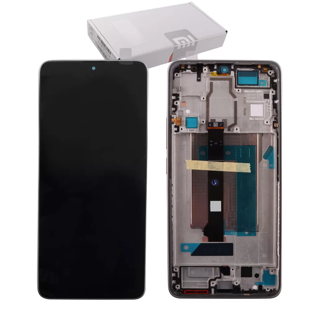 XIAOMI POCO F6 ΟΘΟΝΗ AMOLED + TOUCH SCREEN + LENS + FRAME 5600050N16T00 GOLD ORIGINAL SERVICE PACK