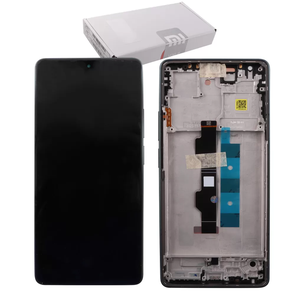 XIAOMI REDMI NOTE 13 PRO 4G/POCO M6 PRO 4G ΟΘΟΝΗ + TOUCH SCREEN + LENS + FRAME 56000100N600 GREEN ORIGINAL SERVICE PACK