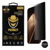 IDOL 1991 PRIVACY ANTISPY TEMPERED GLASS XIAOMI 15T PRO 5G 6.83in 9H 0.25mm SEMI CURVED FULL GLUE BLACK
