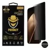 IDOL 1991 PRIVACY ANTISPY TEMPERED GLASS XIAOMI 15T PRO 5G 6.83in 9H 0.25mm SEMI CURVED FULL GLUE BLACK