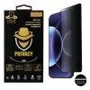 IDOL 1991 PRIVACY ANTISPY TEMPERED GLASS XIAOMI 17 PRO MAX 5G 6.9in 9H 0.25mm SEMI CURVED FINGER UNLOCK FULL GLUE BLACK