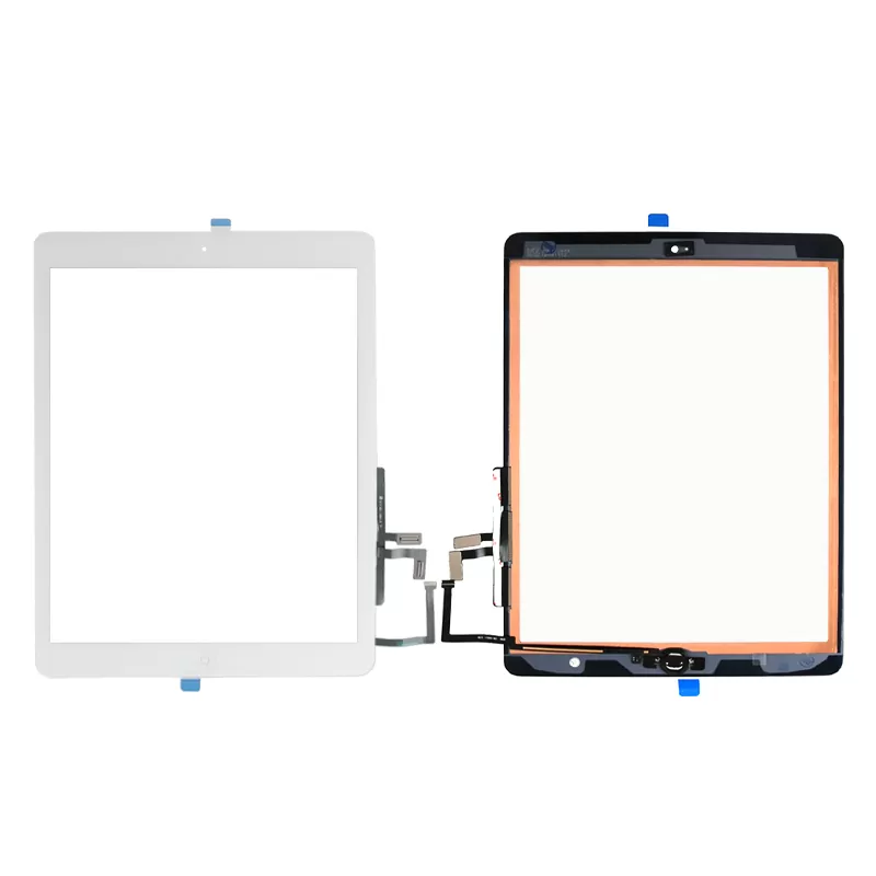 IPAD 5/AIR A1474/A1475/A1476 TOUCH SCREEN+LENS +HOME BUTTON WHITE REF. OR
