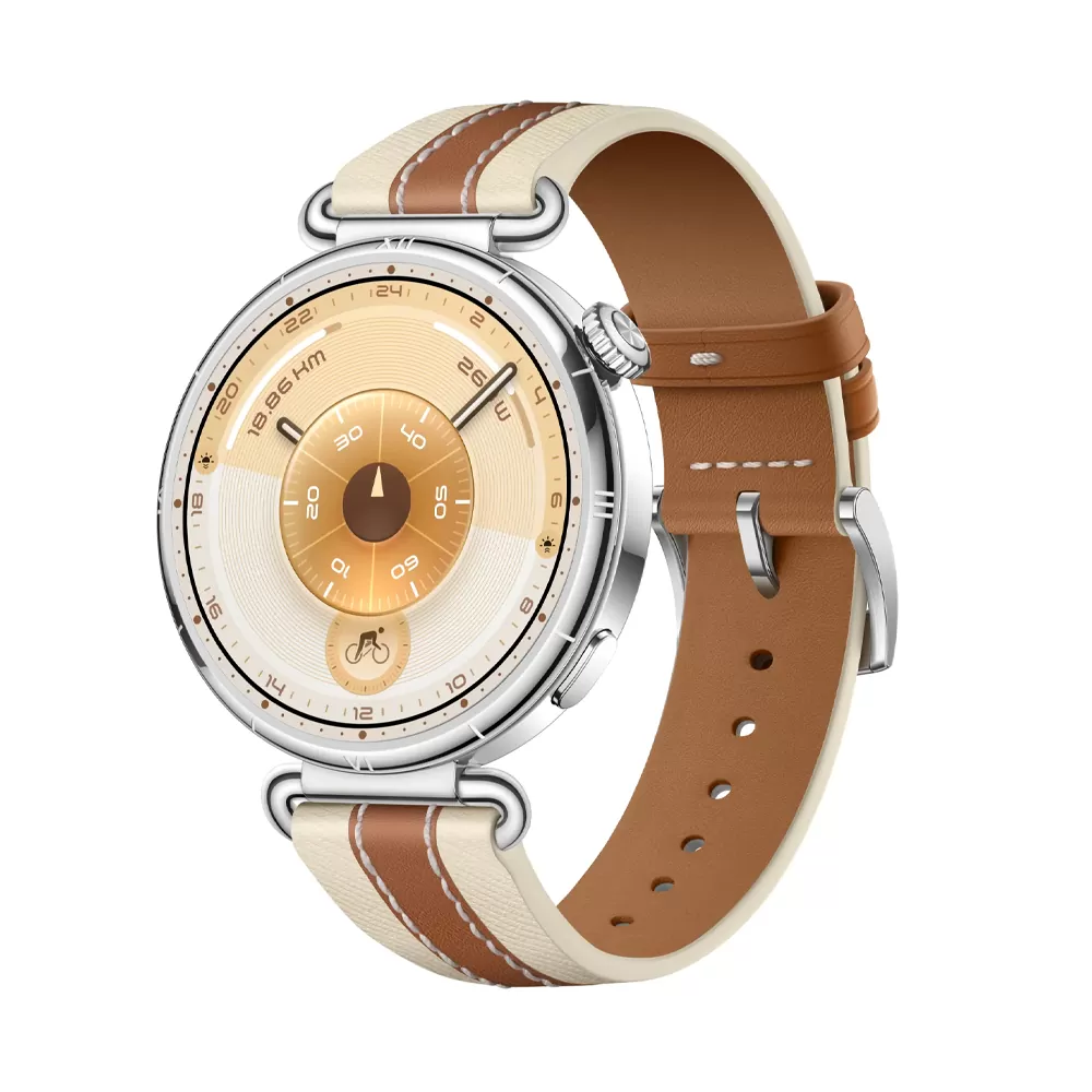 SMART WATCH HUAWEI GT 6 41MM 1.32in 55020FTQ ΑΔΙΑΒΡΟΧΟ (BROWN WOVEN STRAP) GR - Image 2