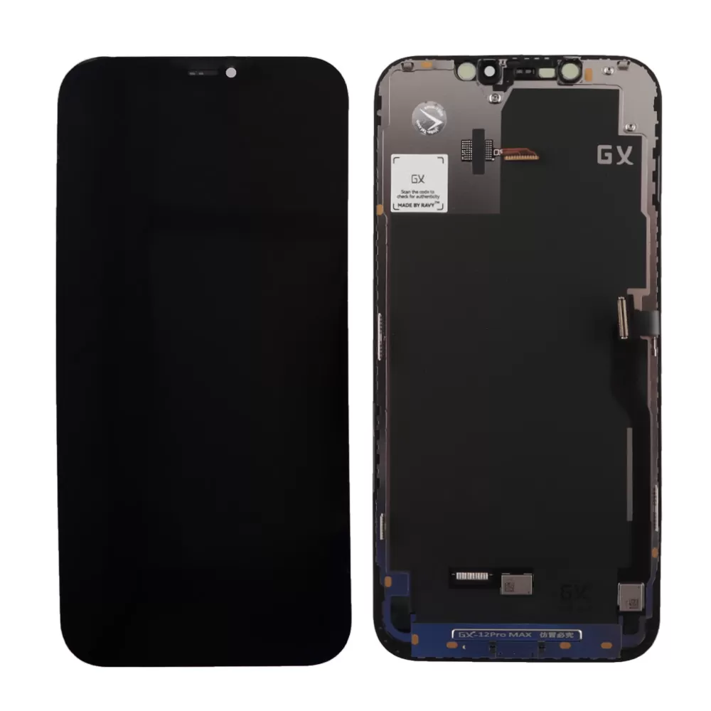 IPHONE 12 PRO MAX ΟΘΟΝΗ + TOUCH + LENS GX HARD OLED BLACK