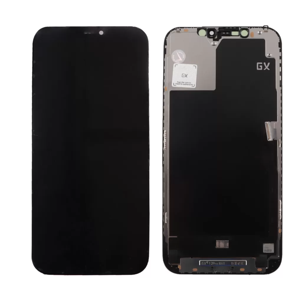 IPHONE 12 PRO MAX ΟΘΟΝΗ + TOUCH + LENS GX SL HARD OLED BLACK