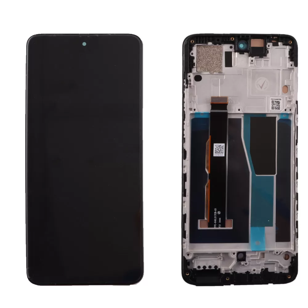 MOTOROLA MOTO G84 5G XT2347 ΟΘΟΝΗ + TOUCH SCREEN + LENS + FRAME INCELL BLACK