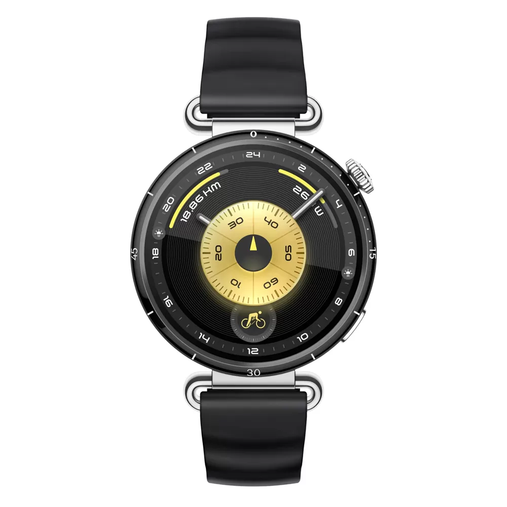 SMART WATCH HUAWEI GT 6 41MM 1.32in 55020FTR ΑΔΙΑΒΡΟΧΟ (BLACK FLUOROELASTOMER STRAP) GR