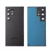 SAMSUNG S24 ULTRA 5G S928 BATTERY COVER + LENS + ΑΥΤΟΚΟΛΛΗΤΗ ΤΑΙΝΙΑ ΑΔΙΑΒΡΟΧΟΠΟΙΗΣΗΣ BLACK 3P OR