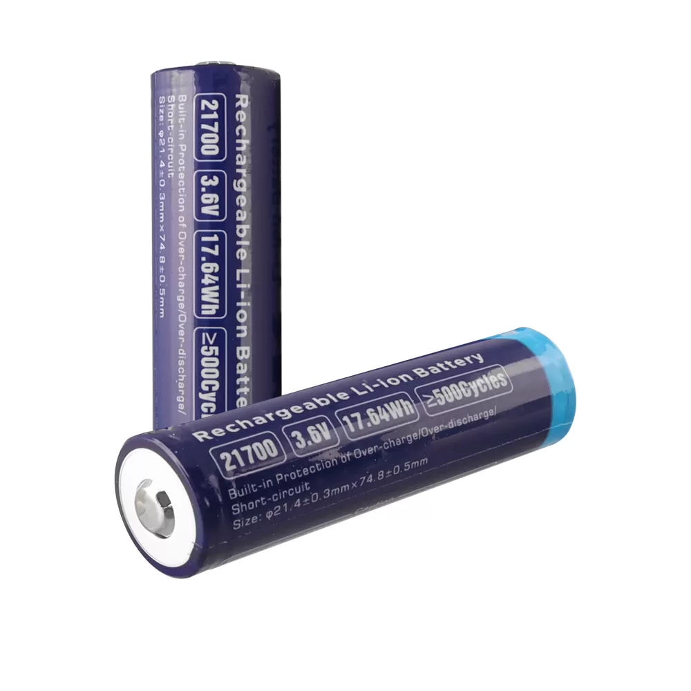 XTAR ΜΠΑΤΑΡΙΑ ΕΠΑΝΑΦΟΡΤΙΖΟΜΕΝΗ ΛΙΘΙΟΥ 21700 3.6V 4900mAh Li-ion ΜΕ ΠΡΟΣΤΑΣΙΑ