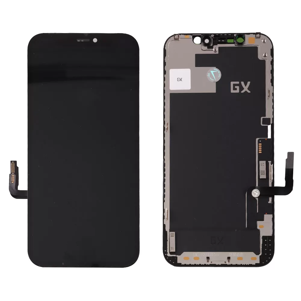 IPHONE 12 PRO/IPHONE 12 ΟΘΟΝΗ + TOUCH + LENS GX HARD OLED BLACK