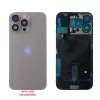 FOR IPHONE 16 PRO MAX BATTERY COVER + CAMERA LENS + METAL PLATE + FLASHLIGHT + CHARGING FLEX + NFC TITANIUM NATURAL