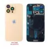 FOR IPHONE 16 PRO MAX BATTERY COVER + CAMERA LENS + METAL PLATE + FLASHLIGHT + CHARGING FLEX + NFC TITANIUM DESERT