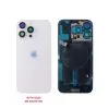 FOR IPHONE 16 PRO BATTERY COVER + CAMERA LENS + METAL PLATE + FLASHLIGHT + CHARGING FLEX + NFC TITANIUM WHITE