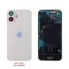 FOR IPHONE 16 PLUS BATTERY COVER + CAMERA LENS + METAL PLATE + FLASHLIGHT + CHARGING FLEX + NFC WHITE
