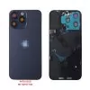 FOR IPHONE 15 PRO MAX BATTERY COVER + CAMERA LENS + METAL PLATE + FLASHLIGHT + CHARGING FLEX + NFC TITANIUM BLUE