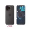 FOR IPHONE 15 PRO BATTERY COVER + CAMERA LENS + METAL PLATE + FLASHLIGHT + CHARGING FLEX + NFC TITANIUM BLACK