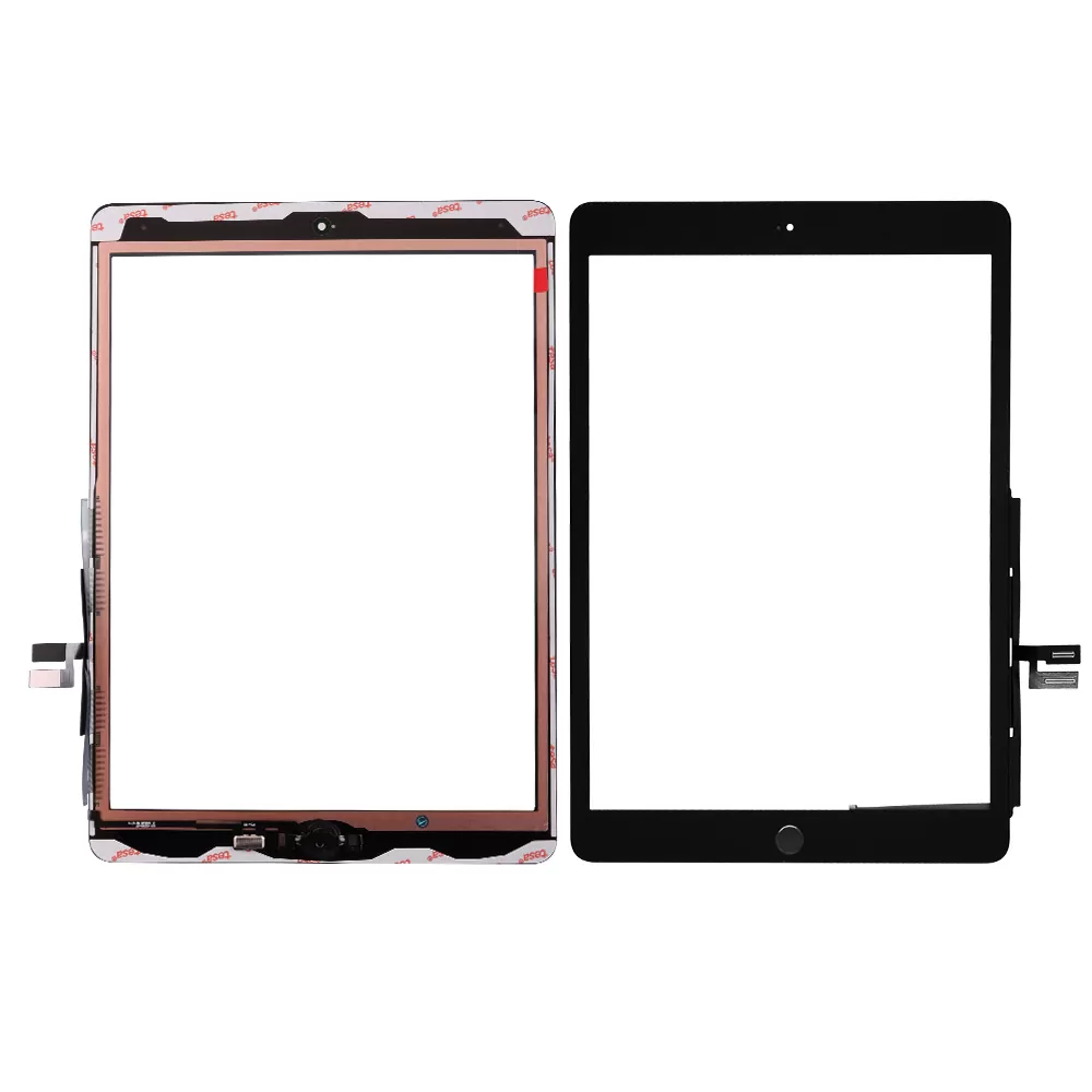 IPAD 2019 10.2 7TH GEN. A2197/A2198/A2200 TOUCH SCREEN+LENS +HOME BUTTON BLACK REF. OR