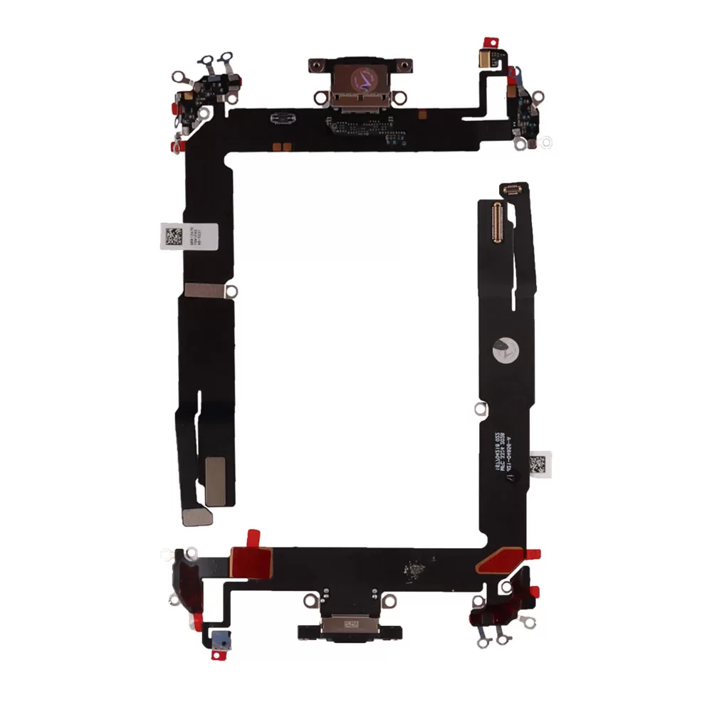 IPHONE 16 PLUS (TYPE C) ΚΑΛΩΔΙΟ FLEX ΚΟΝΕΚΤΟΡΑ ΦΟΡΤΙΣΗΣ + AUDIO PORT-ΜΙΚΡΟΦΩΝΟ BLACK 3P OR