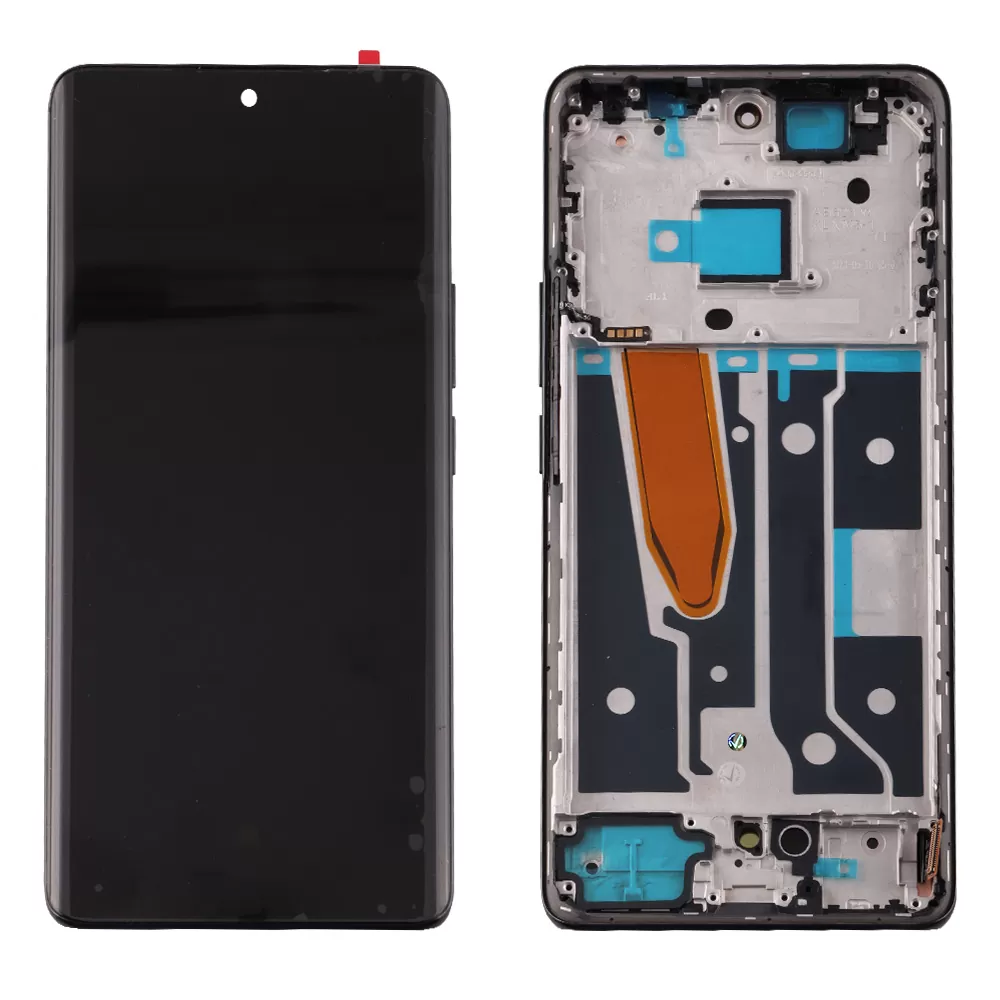 REALME 11 PRO 5G/ REALME 11 PRO PLUS 5G ΟΘΟΝΗ + TOUCH SCREEN + LENS + FRAME SOFT OLED BLACK