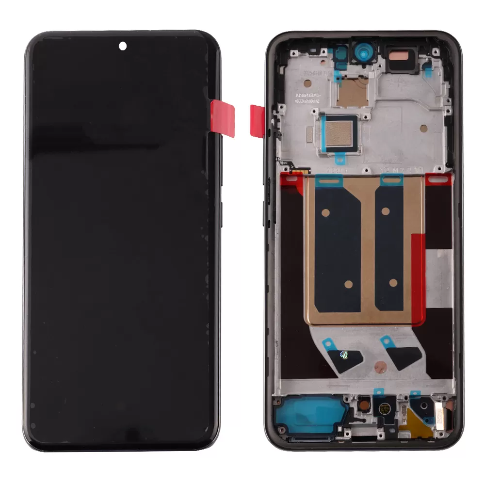 REALME 14 PRO PLUS 5G ΟΘΟΝΗ + TOUCH SCREEN + LENS + FRAME BLACK 3P OR