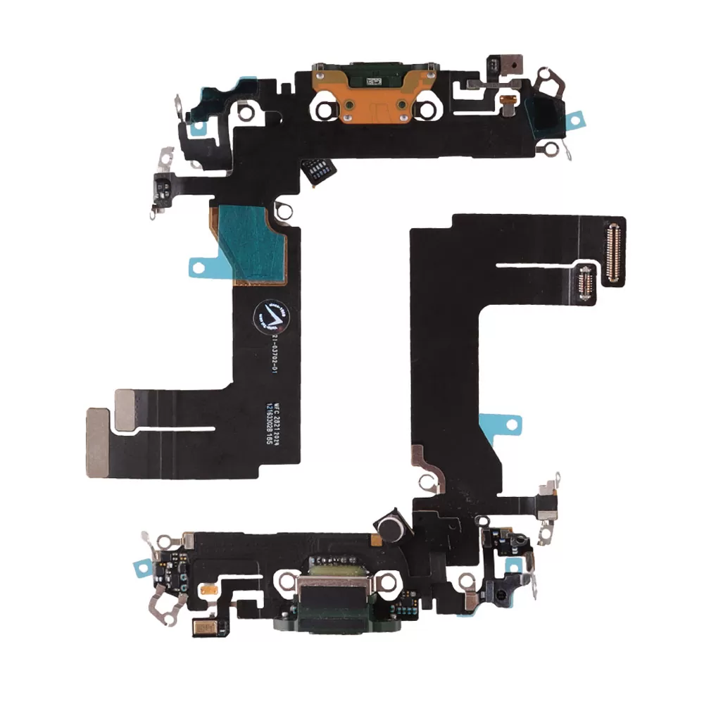 IPHONE 13 MINI (LIGHTNING) ΚΑΛΩΔΙΟ FLEX ΚΟΝΕΚΤΟΡΑ ΦΟΡΤΙΣΗΣ + AUDIO PORT + ΜΙΚΡΟΦΩΝΟ GREEN 3P OR