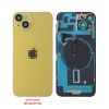 FOR IPHONE 14 PLUS BATTERY COVER + CAMERA LENS + METAL PLATE + FLASHLIGHT + CHARGING FLEX + NFC YELLOW
