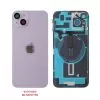 FOR IPHONE 14 BATTERY COVER + CAMERA LENS + METAL PLATE + FLASHLIGHT + CHARGING FLEX + NFC PURPLE