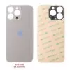 FOR IPHONE 16 PRO MAX BATTERY COVER + ΑΥΤΟΚΟΛΛΗΤΗ ΤΑΙΝΙΑ ΑΔΙΑΒΡΟΧΟΠΟΙΗΣΗΣ TITANIUM NATURAL