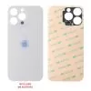 FOR IPHONE 16 PRO MAX BATTERY COVER + ΑΥΤΟΚΟΛΛΗΤΗ ΤΑΙΝΙΑ ΑΔΙΑΒΡΟΧΟΠΟΙΗΣΗΣ TITANIUM WHITE