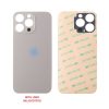 FOR IPHONE 16 PRO BATTERY COVER + ΑΥΤΟΚΟΛΛΗΤΗ ΤΑΙΝΙΑ ΑΔΙΑΒΡΟΧΟΠΟΙΗΣΗΣ TITANIUM DESERT