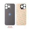 FOR IPHONE 16 PRO BATTERY COVER + ΑΥΤΟΚΟΛΛΗΤΗ ΤΑΙΝΙΑ ΑΔΙΑΒΡΟΧΟΠΟΙΗΣΗΣ TITANIUM BLACK