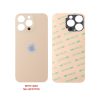 FOR IPHONE 16 PRO BATTERY COVER + ΑΥΤΟΚΟΛΛΗΤΗ ΤΑΙΝΙΑ ΑΔΙΑΒΡΟΧΟΠΟΙΗΣΗΣ TITANIUM NATURAL