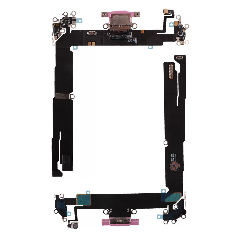 IPHONE 16 PLUS (TYPE C) ΚΑΛΩΔΙΟ FLEX ΚΟΝΕΚΤΟΡΑ ΦΟΡΤΙΣΗΣ + AUDIO PORT-ΜΙΚΡΟΦΩΝΟ PINK 3P OR