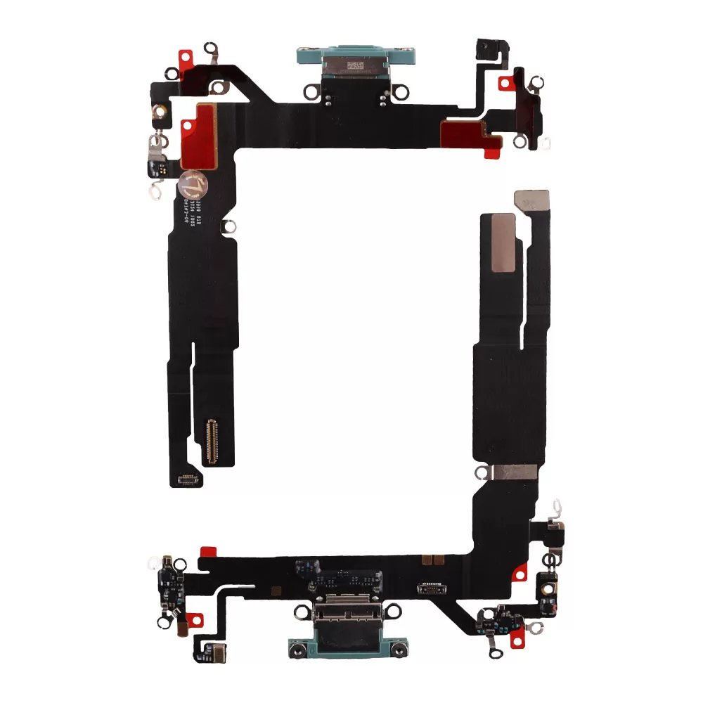 IPHONE 16 (TYPE C) ΚΑΛΩΔΙΟ FLEX ΚΟΝΕΚΤΟΡΑ ΦΟΡΤΙΣΗΣ + AUDIO PORT TEAL + ΜΙΚΡΟΦΩΝΟ 3P OR