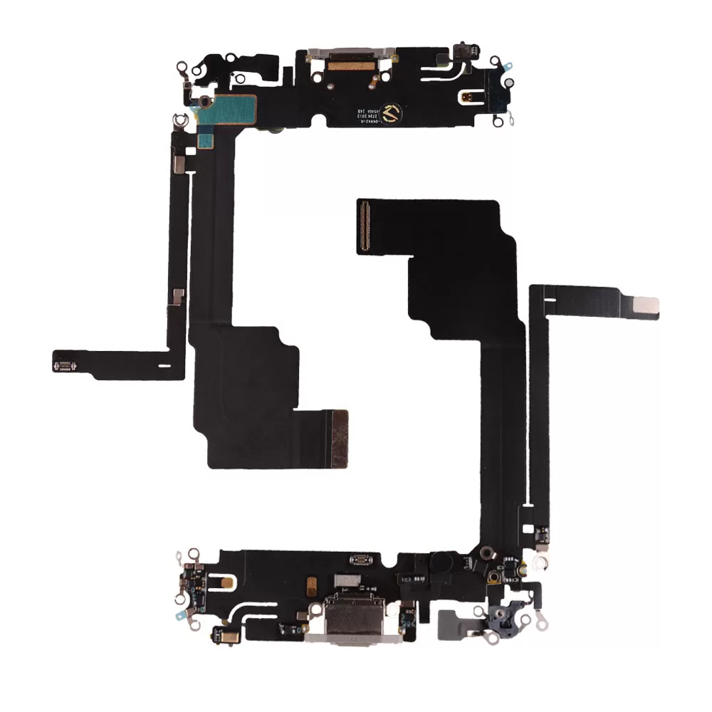 IPHONE 15 PRO MAX (TYPE C) ΚΑΛΩΔΙΟ FLEX ΚΟΝΕΚΤΟΡΑ ΦΟΡΤΙΣΗΣ + AUDIO PORT + ΜΙΚΡΟΦΩΝΟ TITANIUM NATURAL 3P OR