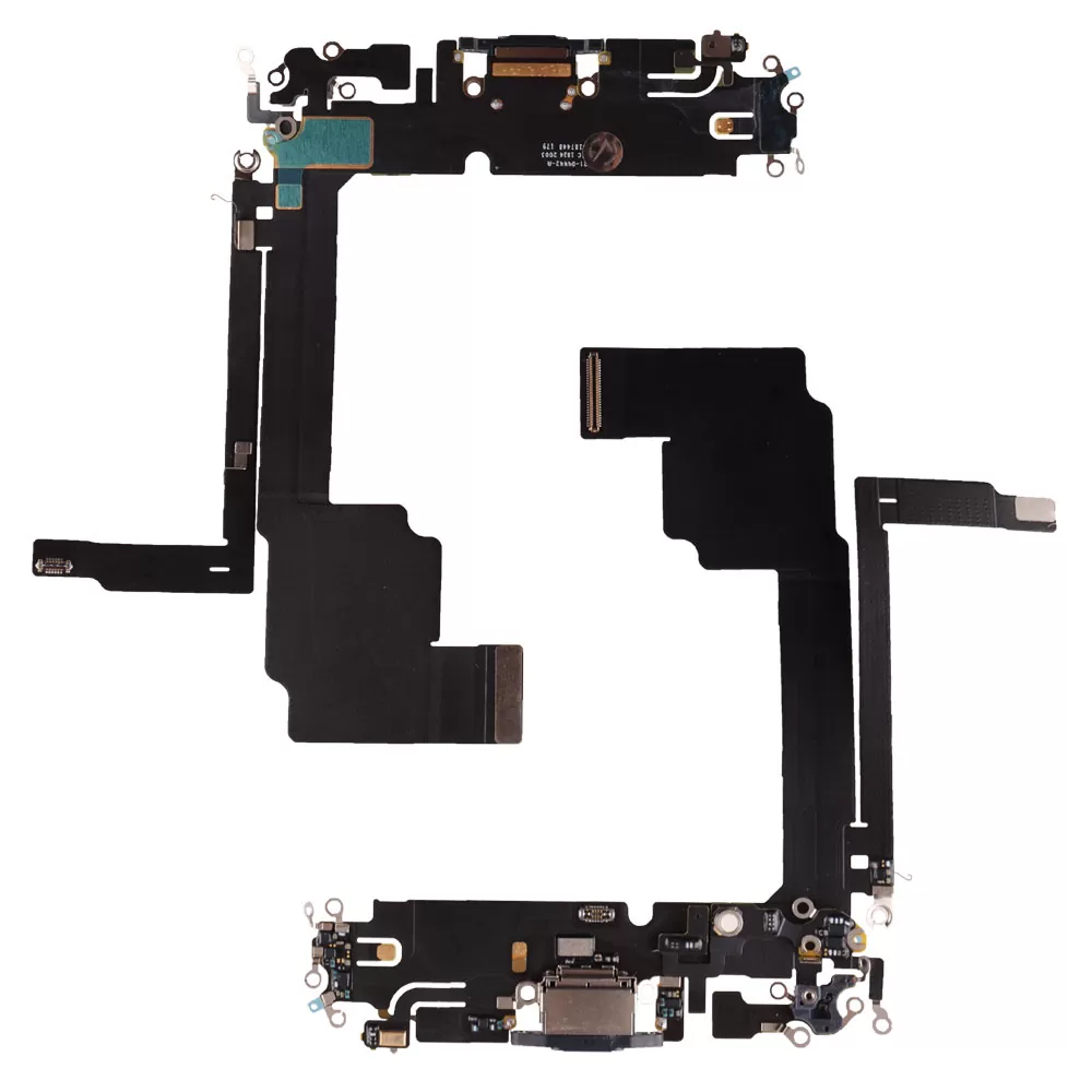 IPHONE 15 PRO MAX (TYPE C) ΚΑΛΩΔΙΟ FLEX ΚΟΝΕΚΤΟΡΑ ΦΟΡΤΙΣΗΣ + AUDIO PORT + ΜΙΚΡΟΦΩΝΟ TITANIUM BLUE 3P OR