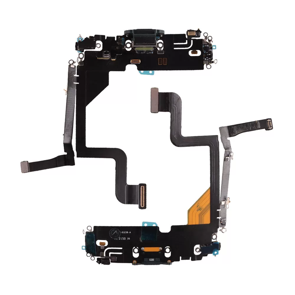 IPHONE 13 PRO (LIGHTNING) ΚΑΛΩΔΙΟ FLEX ΚΟΝΕΚΤΟΡΑ ΦΟΡΤΙΣΗΣ + AUDIO PORT + ΜΙΚΡΟΦΩΝΟ ALPINE GREEN 3P OR