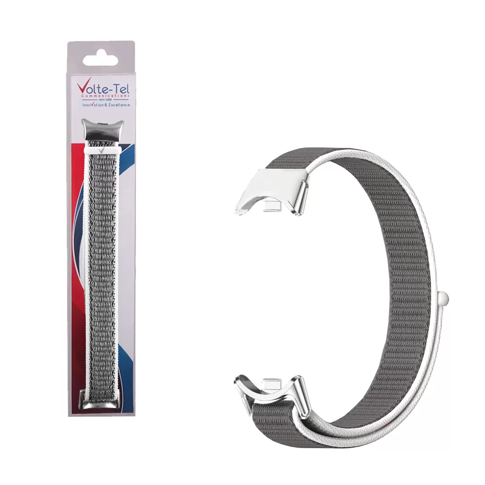 VOLTE-TEL VT151 ΛΟΥΡΑΚΙ ΡΟΛΟΓΙΟΥ XIAOMI SMART BAND 8/ 9/ 10 NYLON SPORTS GREY