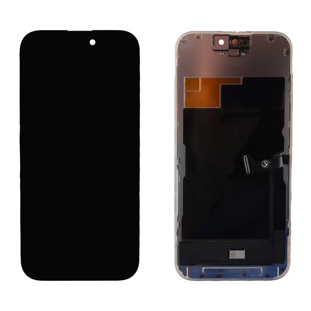 IPHONE 15 PRO ΟΘΟΝΗ + TOUCH + LENS ZY HARD OLED FHD BLACK