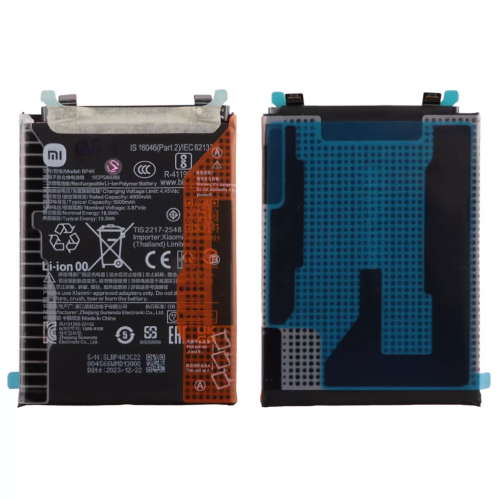 ΜΠΑΤΑΡΙΑ XIAOMI BP4K REDMI NOTE 12 PRO 5G 5000mAh 1330102000101B ORIGINAL SERVICE PACK
