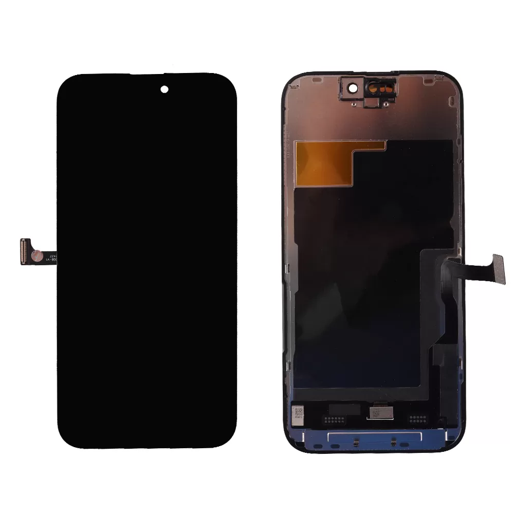 IPHONE 15 PRO ΟΘΟΝΗ + TOUCH + LENS ZY INCELL FHD AA BLACK