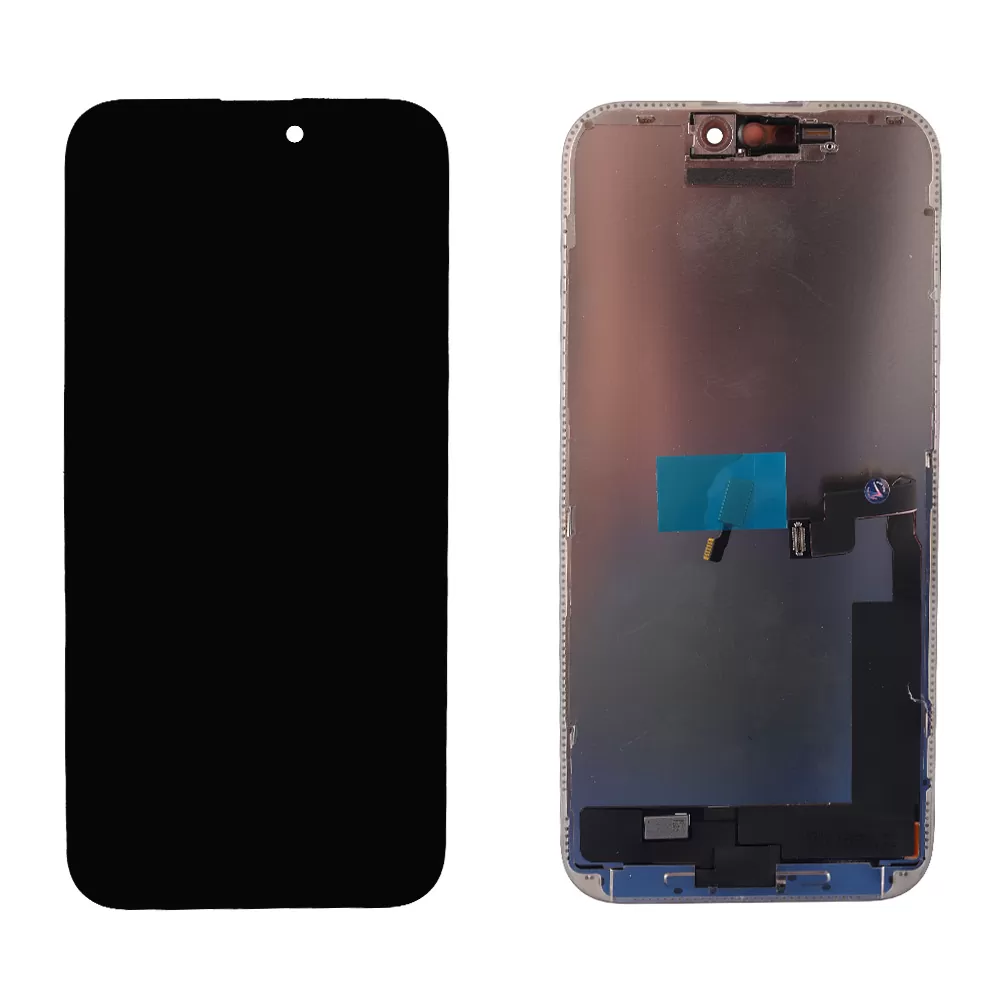 IPHONE 16 PRO MAX ΟΘΟΝΗ + TOUCH + LENS ZY HARD OLED FHD BLACK