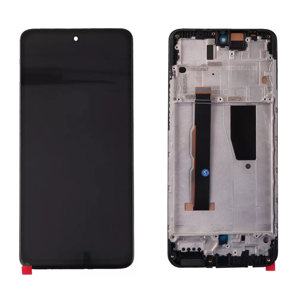 MOTOROLA MOTO G84 5G XT2347 ΟΘΟΝΗ + TOUCH SCREEN + LENS + FRAME HARD OLED BLACK