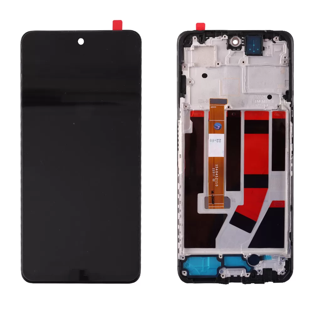 ONEPLUS NORD CE 3 LITE 5G ΟΘΟΝΗ + TOUCH SCREEN + LENS + FRAME BLACK REF. OR