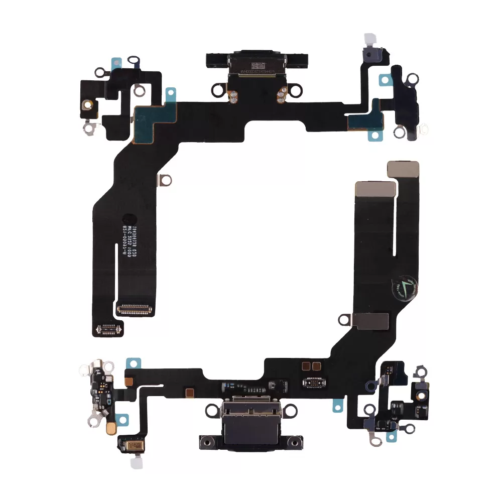 FOR IPHONE 16E (TYPE C) ΚΑΛΩΔΙΟ FLEX ΚΟΝΕΚΤΟΡΑ ΦΟΡΤΙΣΗΣ-HANDS FREE-ΜΙΚΡΟΦΩΝΟ BLACK 3P OR