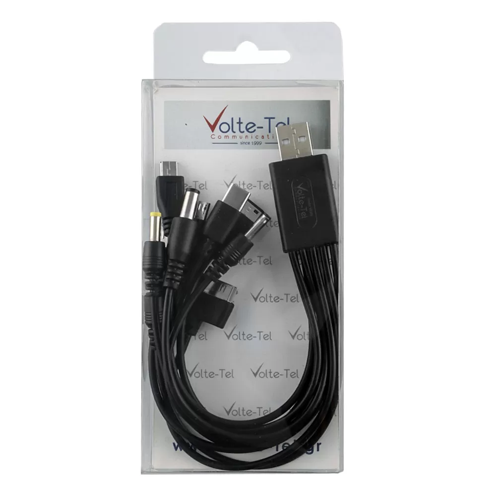 VOLTE-TEL USB ΦΟΡΤΙΣΤΗΣ ΜΕ 10 ΚΟΝΕΚΤΟΡΕΣ 4.8V/ 300mah VTU11 - Image 2