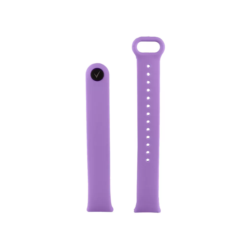 VOLTE-TEL VT152 ΛΟΥΡΑΚΙ ΡΟΛΟΓΙΟΥ ΣΙΛΙΚΟΝΗΣ XIAOMI SMART BAND 8/SMART BAND 9/SMART BAND 10 PURPLE - Image 4