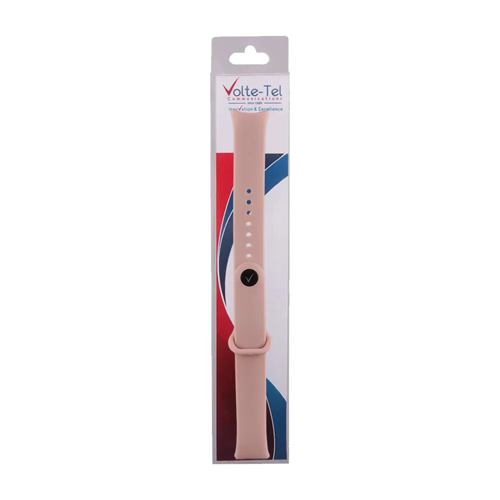 VOLTE-TEL VT152 ΛΟΥΡΑΚΙ ΡΟΛΟΓΙΟΥ ΣΙΛΙΚΟΝΗΣ XIAOMI SMART BAND 8/SMART BAND 9/SMART BAND 10 PINK - Image 2