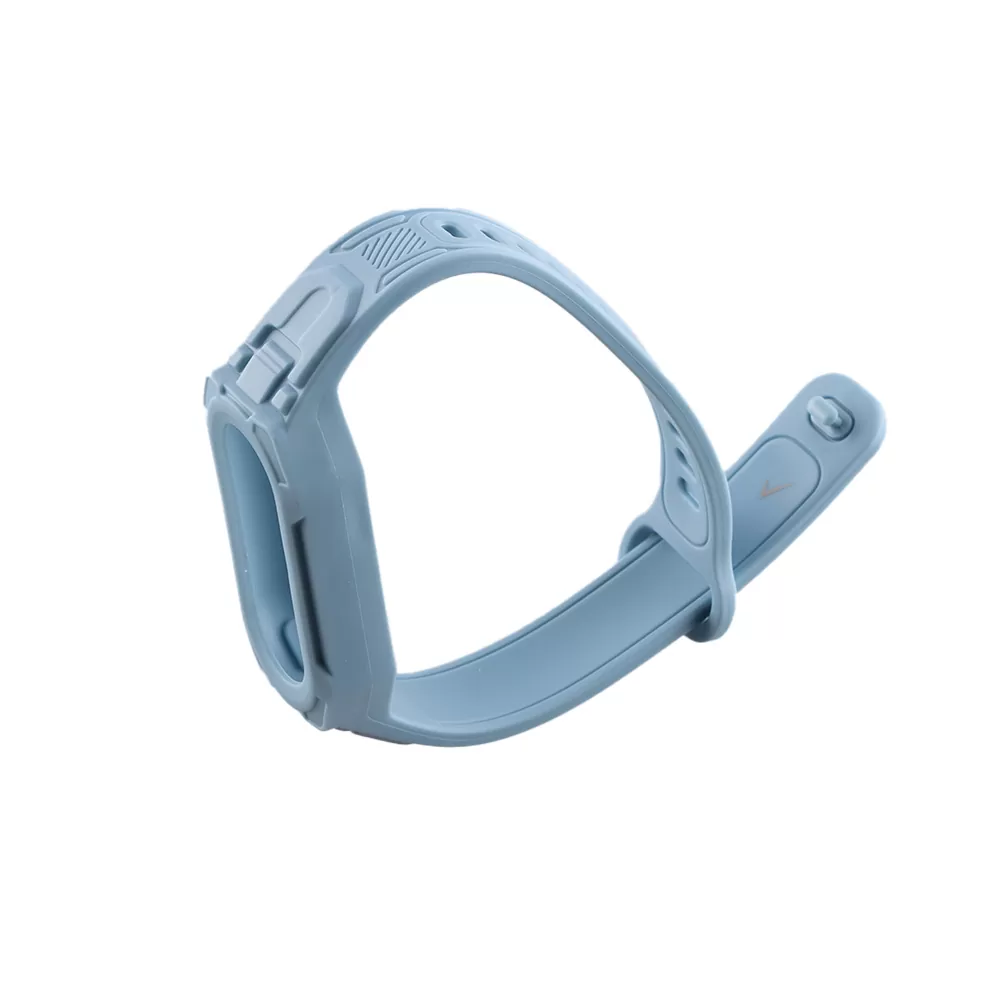VOLTE-TEL VT153 ΛΟΥΡΑΚΙ ΡΟΛΟΓΙΟΥ ΣΙΛΙΚΟΝΗΣ CONJOINED XIAOMI SMART BAND 5/BAND 6/BAND 7/ BAND 8/ BAND 9/BAND 10 BLUE - Image 3