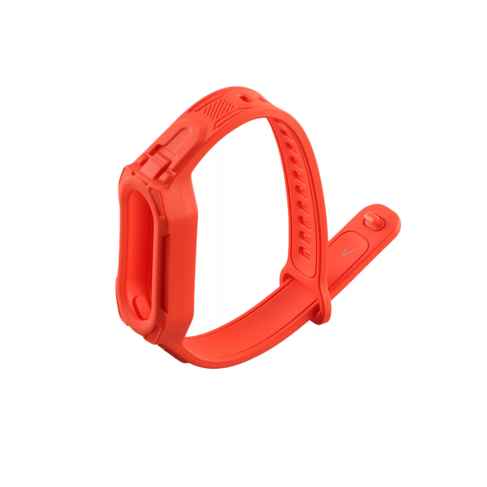 VOLTE-TEL VT153 ΛΟΥΡΑΚΙ ΡΟΛΟΓΙΟΥ ΣΙΛΙΚΟΝΗΣ CONJOINED XIAOMI SMART BAND 5/BAND 6/BAND 7/ BAND 8/ BAND 9/BAND 10 ORANGE - Image 3